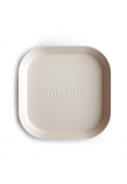 Mushi Szögletes tányer 2 drb-os, Ivory