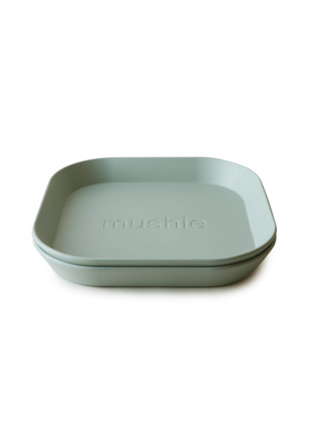 Mushi Szögletes tányer 2 drb-os, Sage Mushie