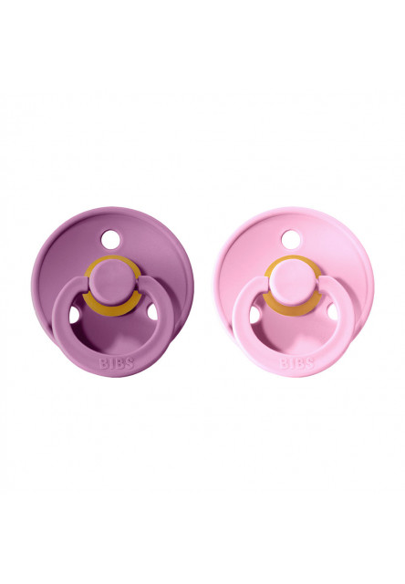 Colour cumik természetes kaucsukból 2db – 2-es méret (Lavender / Baby Pink)  BIBS