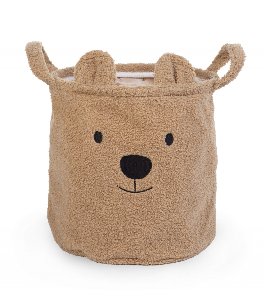 Childhome Teddy Kosárka - 30x30x30 Cm - Barna