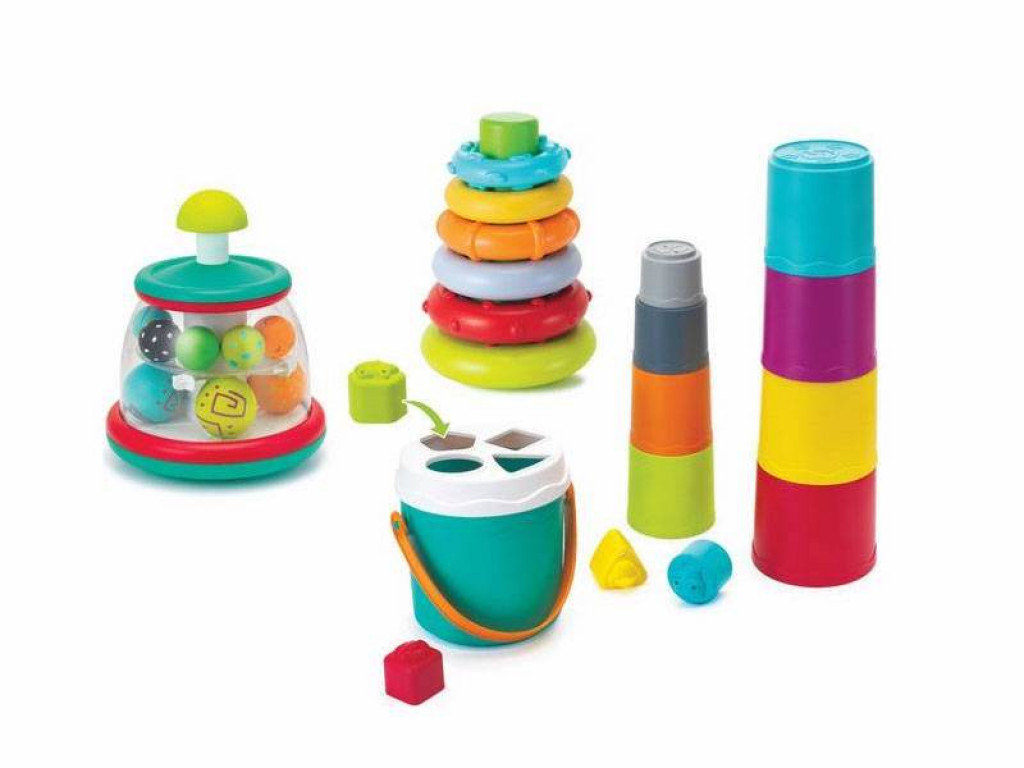 Infantino 3in1 Stack, Sort & Spin játékkészlet