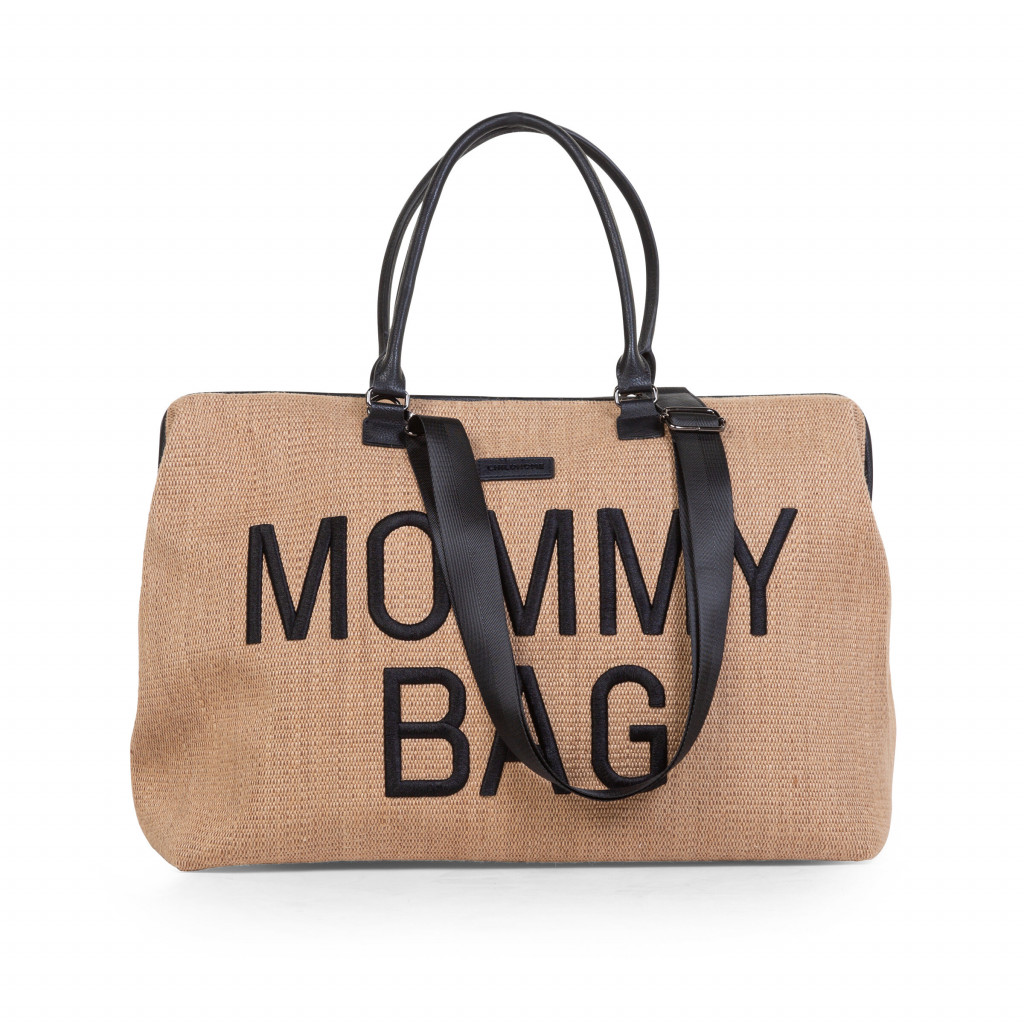 Childhome Változó táska Mommy Bag Raffia Look