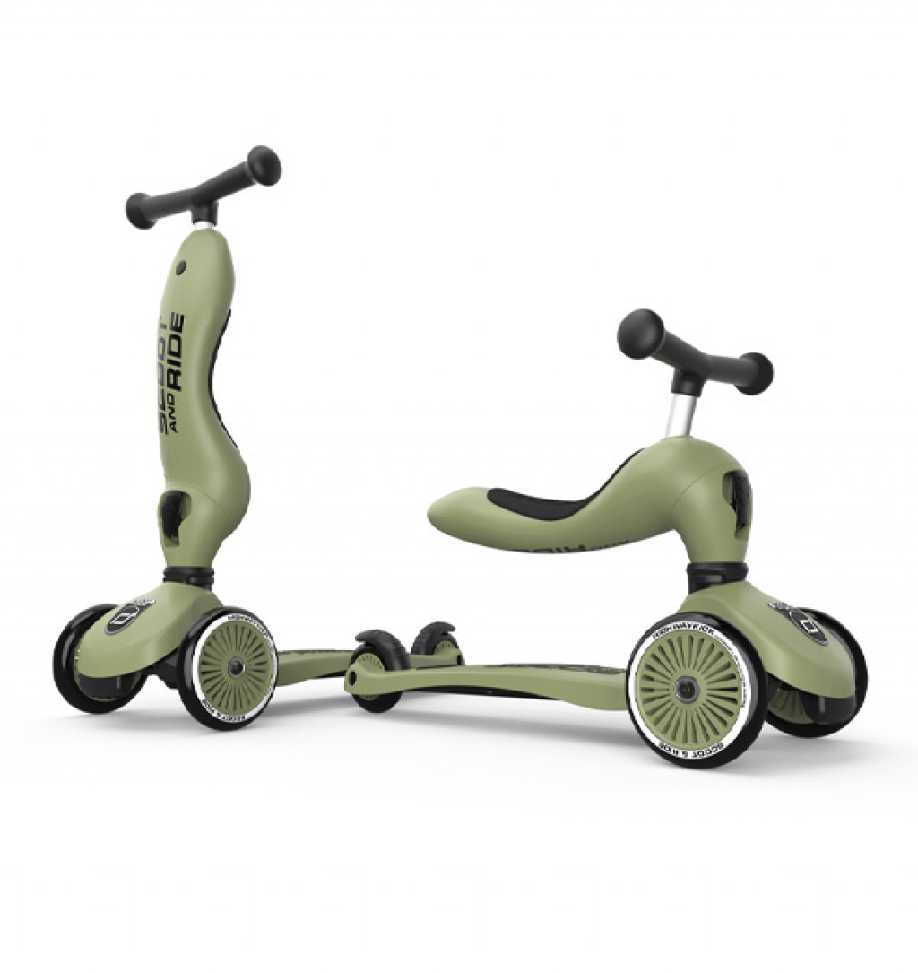 Scoot&Ride Roller Highwaykick 1 Olive