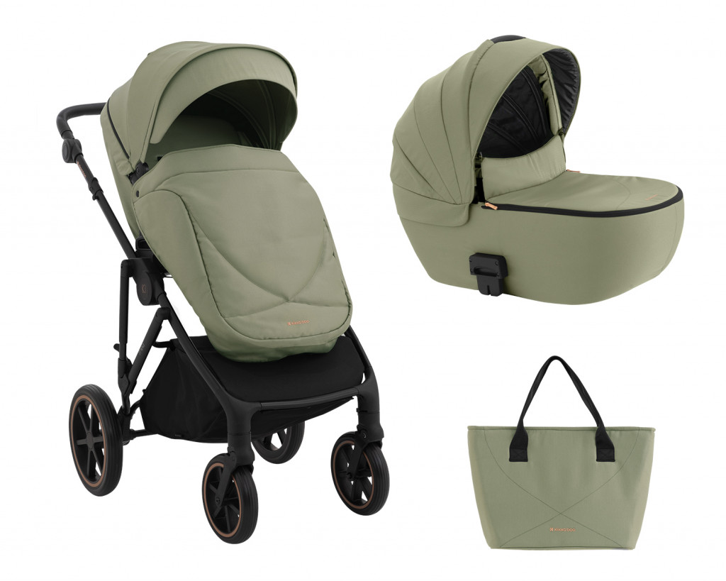 KikkaBoo Babakocsi Thea 2in1 Army Green 2024