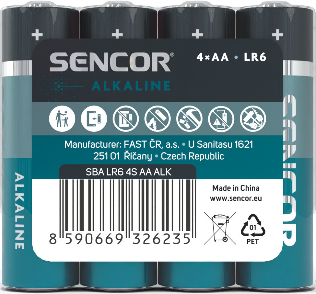 Sencor Alkaline AA elemek 4 db