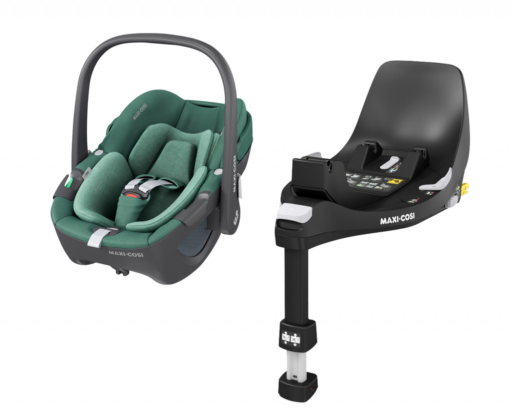 Maxi-Cosi Pebble 360 autósülés Essential Green + Maxi-Cosi FamilyFix 360 bázis