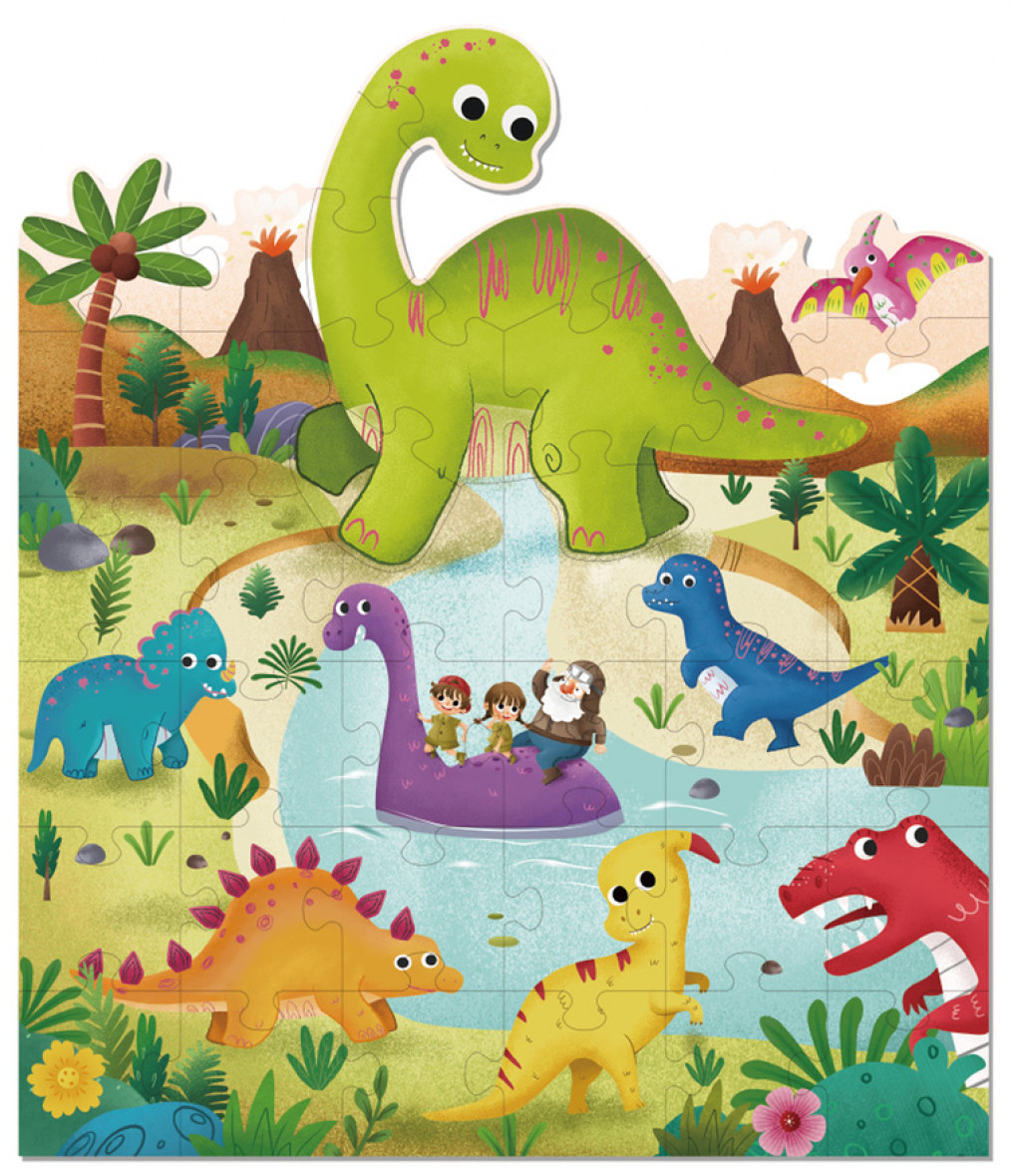 Tookyland Alakú puzzle Dinoszaurusz 40db