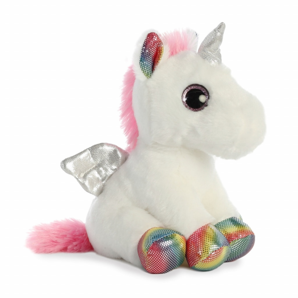 Aurora Plüss egyszarvú szárnyakkal Spirit - Sparkle Tales - 18 cm