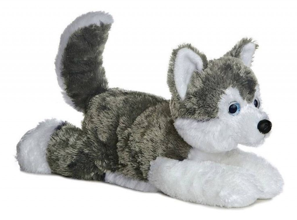 Aurora Plüss Husky Shadow - Flopsie (30,5 cm)