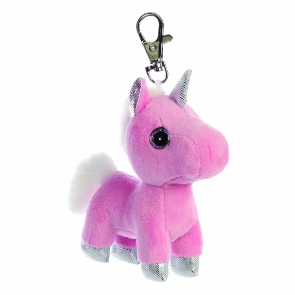 Aurora Plüss egyszarvú virágos medál - Sparkle Tales (13 cm)