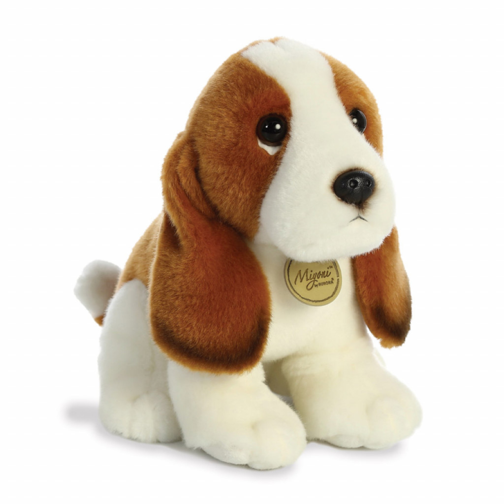 Aurora Kitömött kutya Basset - Miyoni 28 cm