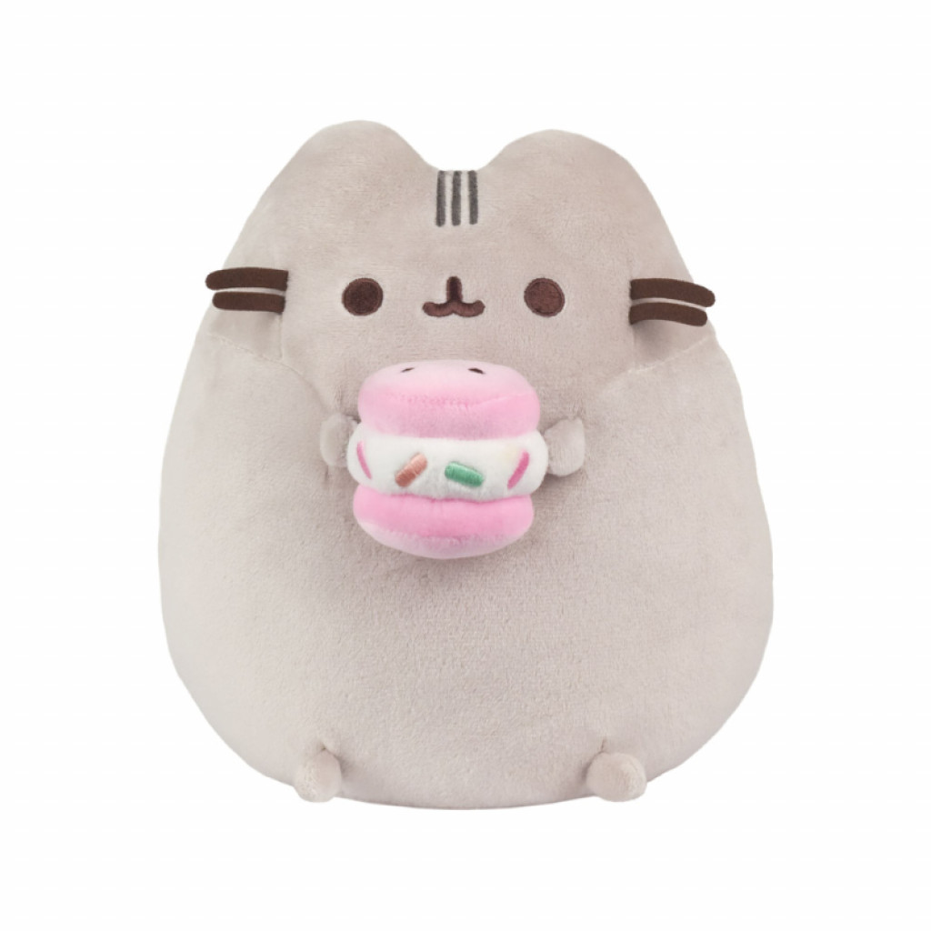 Aurora Pusheen plüss cica fagylaltos szendviccsel - Pusheen - 26 cm