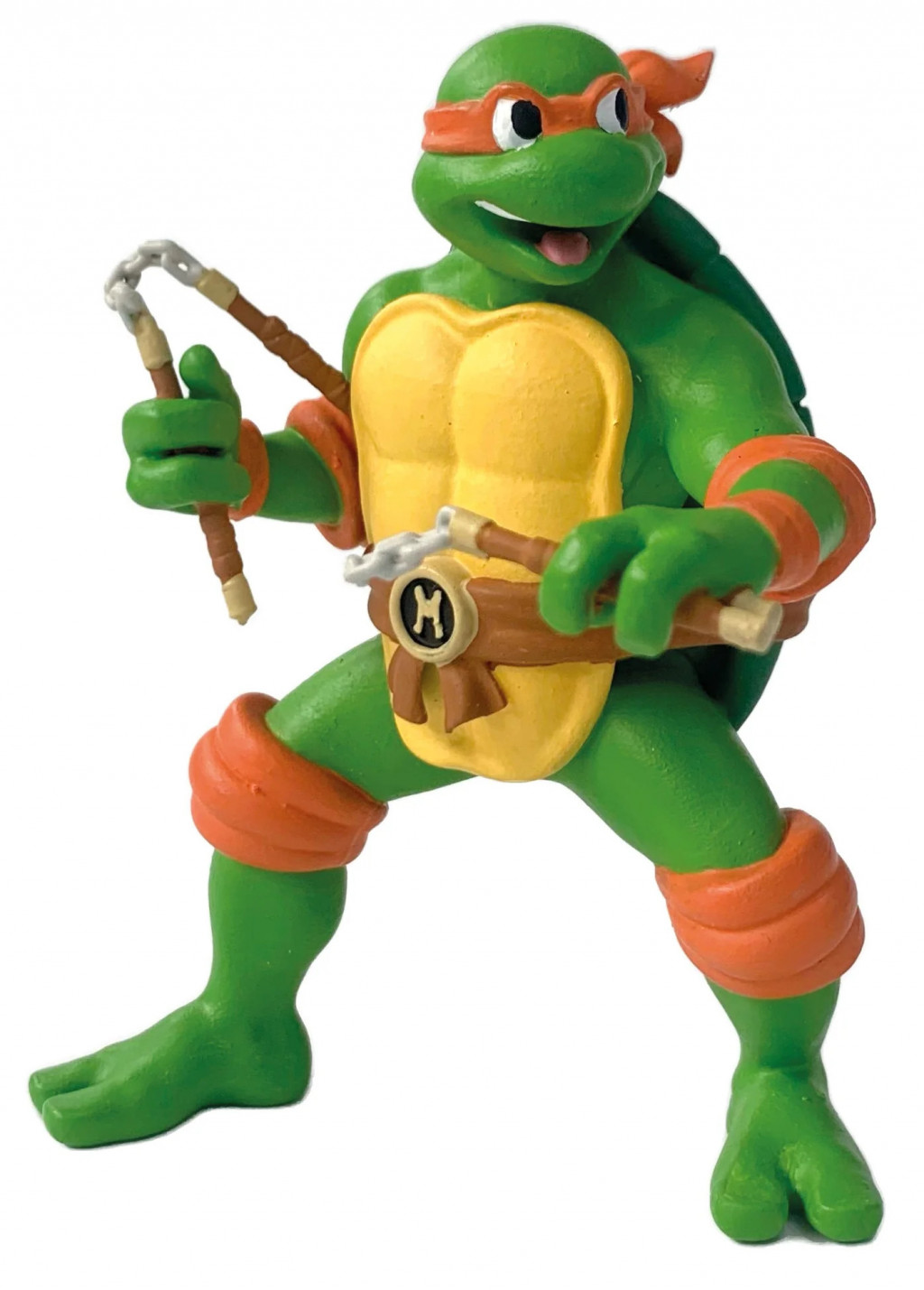 Aurora Michelangelo figura fegyverekkel - narancssárga - Ninja Turtles - 9 cm