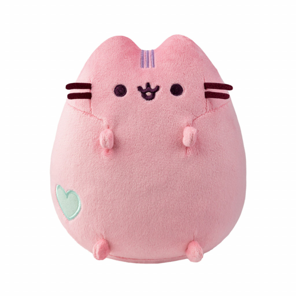 Aurora Plüss Pusheen rózsaszín szívvel - Pusheen - 17,5 cm