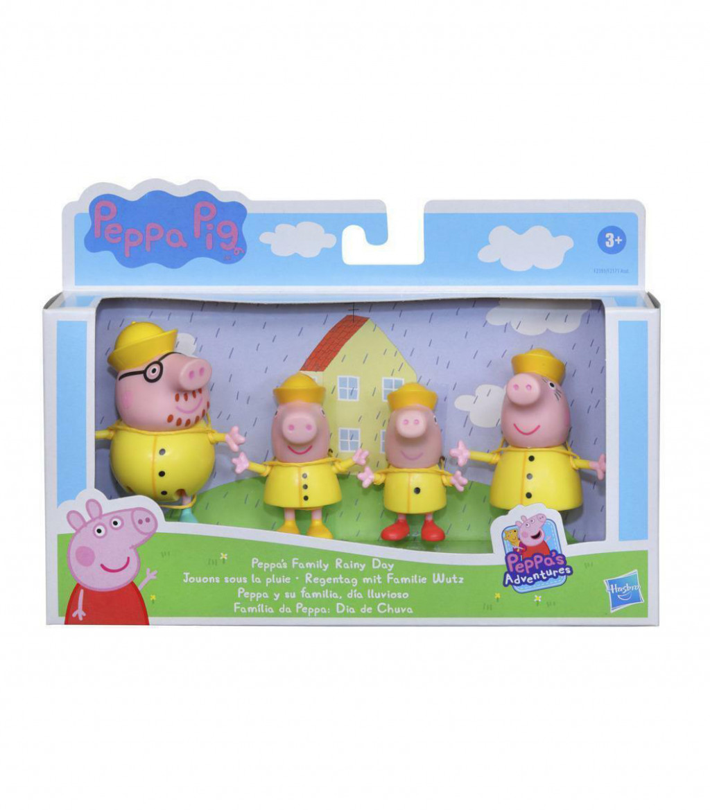 Aurora Családi figurák - 4 darabos készlet - Peppa Pig - 6-8 cm