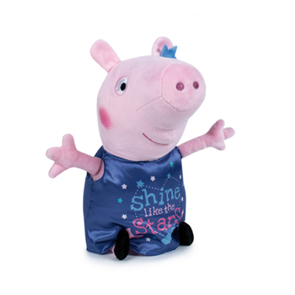 Aurora Töltött malac - Csillagok - Peppa Pig - 31 cm