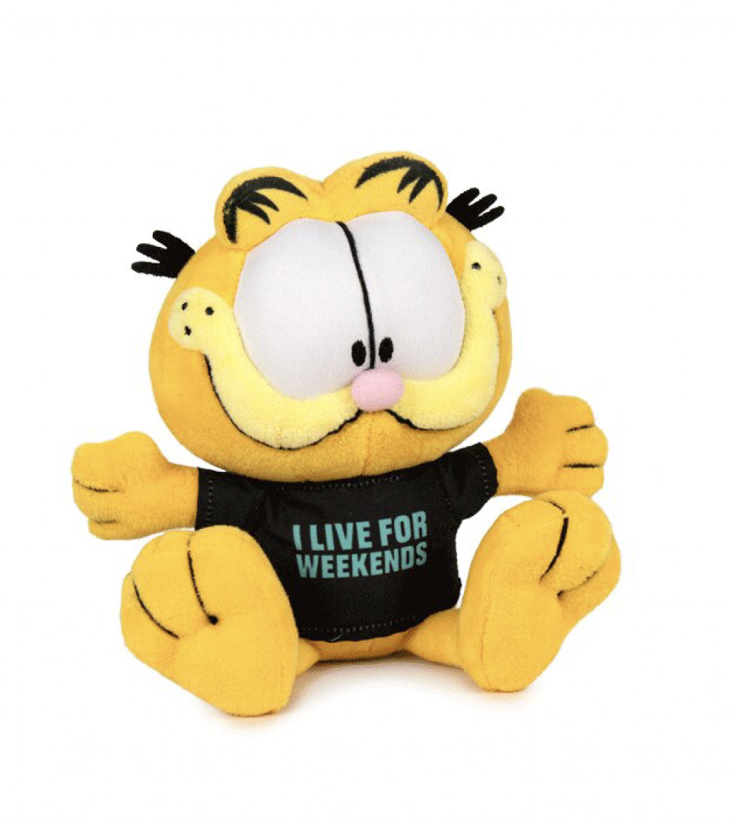 Aurora Plüss Garfield - Hétvégéknek élek - Garfield - 20 cm