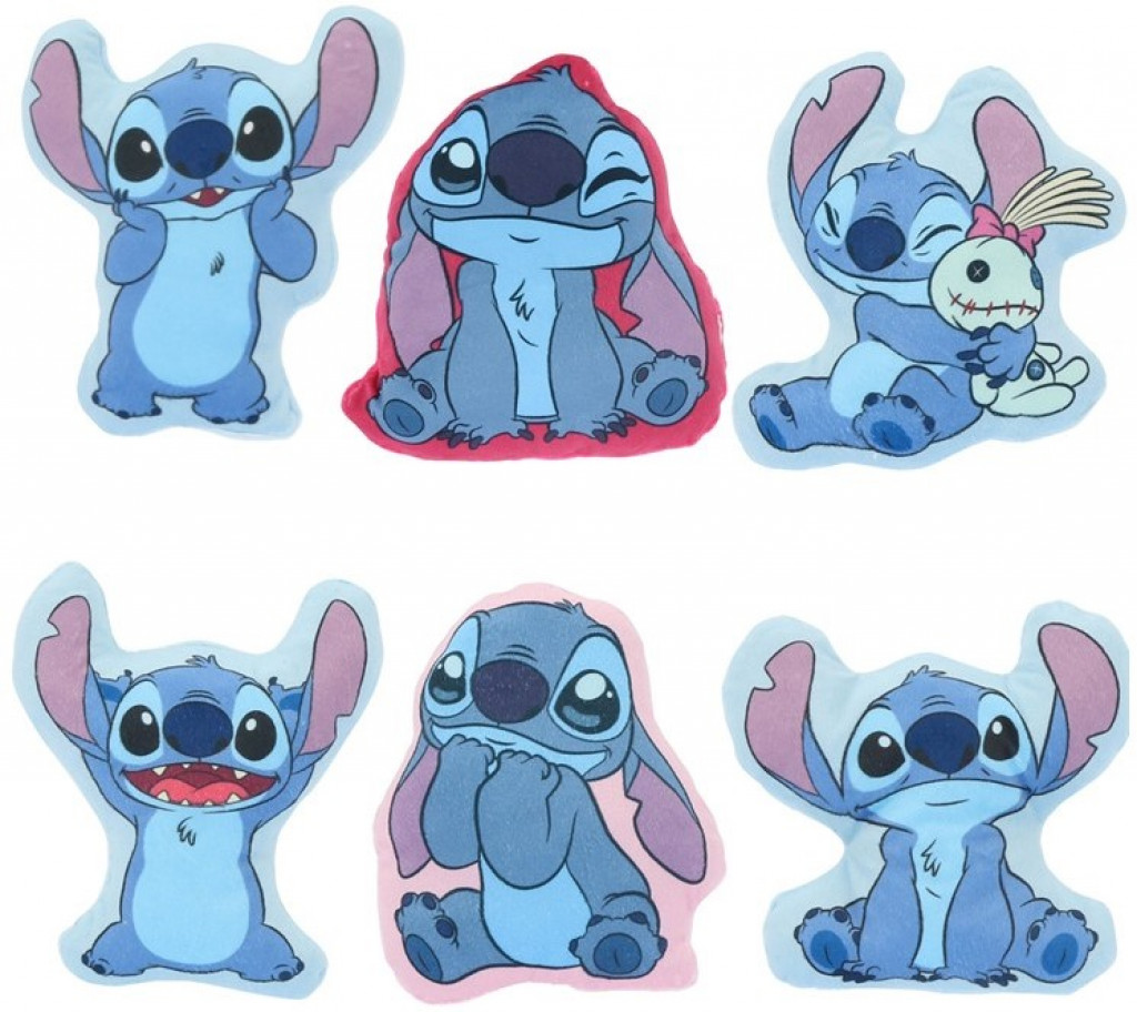 Aurora Plüss minipárna - véletlenszerű választék - Lilo és Stitch - 15 cm