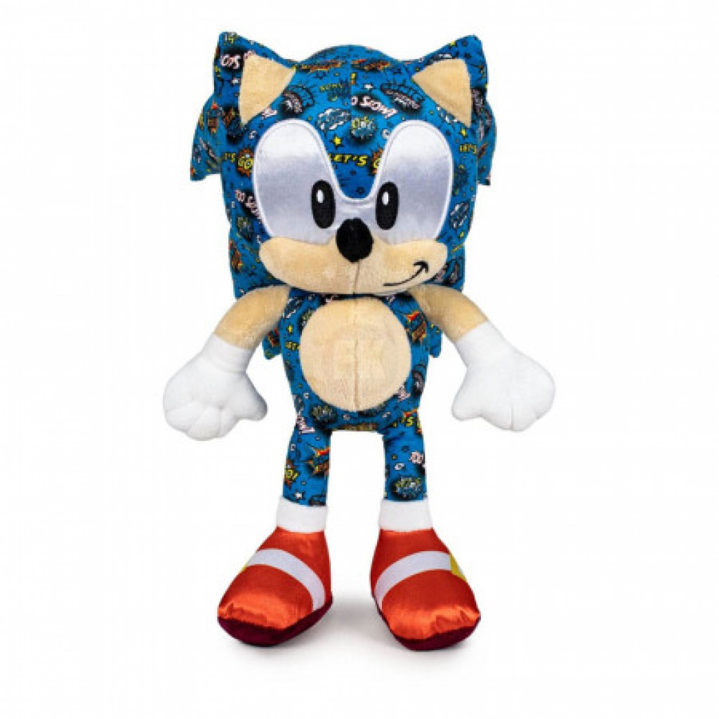 Aurora Plüss Sonic képregény - Kék - Sonic the Hedgehog - 28 cm