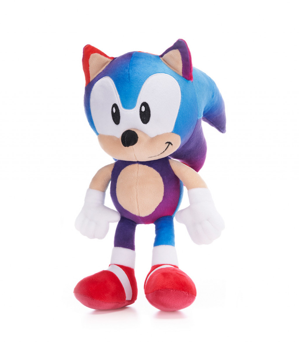 Aurora Plüss Sonic Rainbow - Redblue - Sonic the Hedgehog - 28 cm