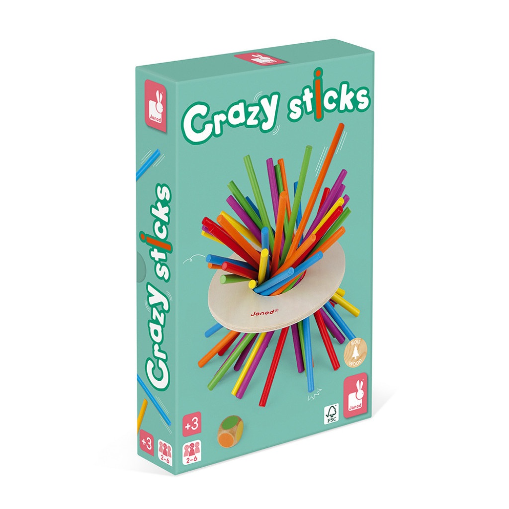 Janod Crazy sticks – készségfejlesztő játék