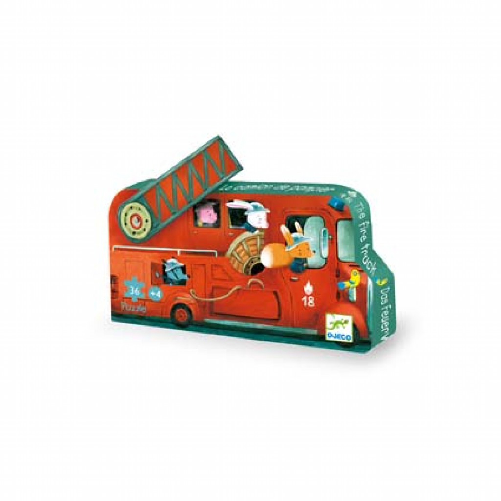 DJECO Mini puzzle - A tűzoltóautó - The fire truck