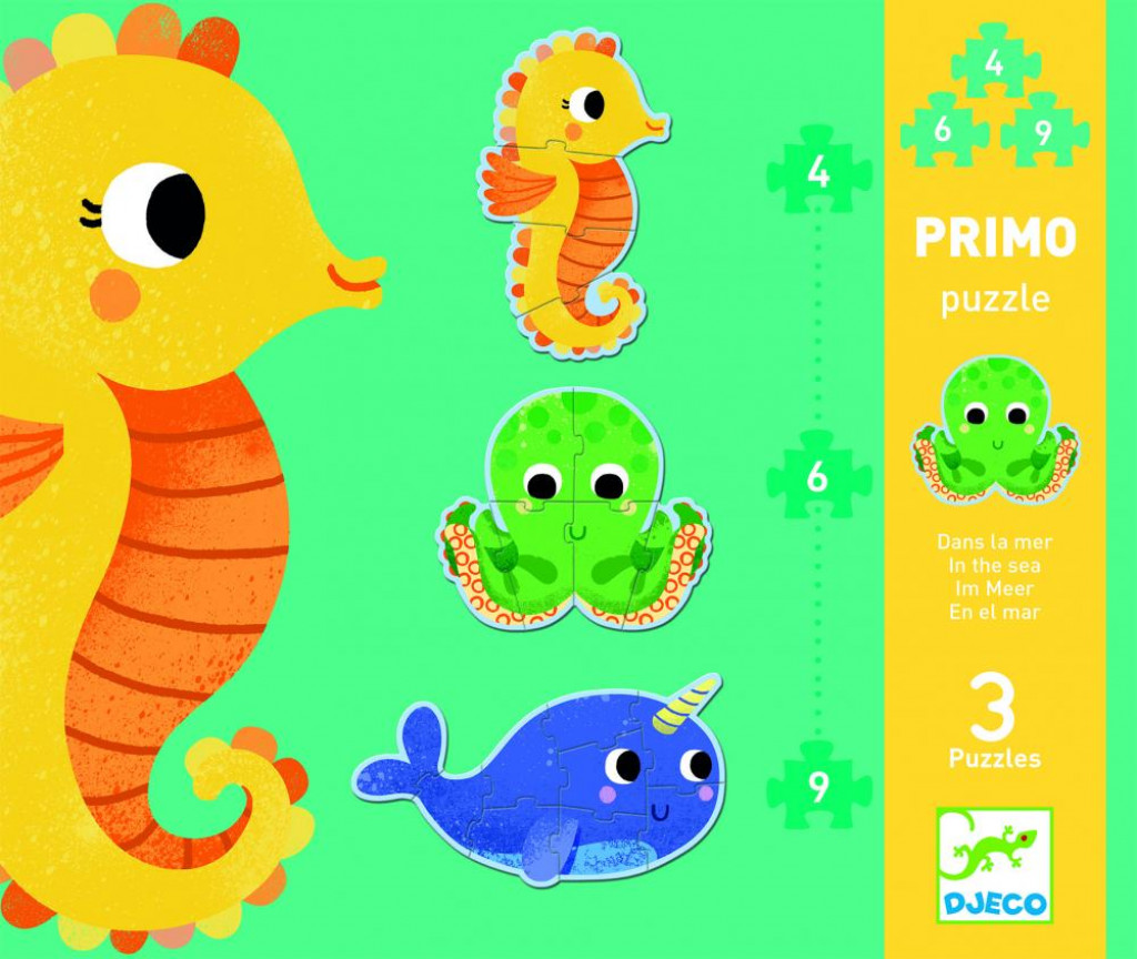 DJECO Primo puzzle - In the sea