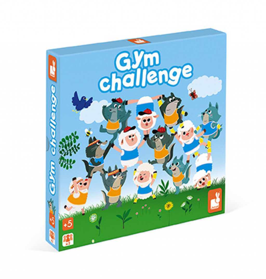 Janod Gym Challenge társasjáték gyerekeknek