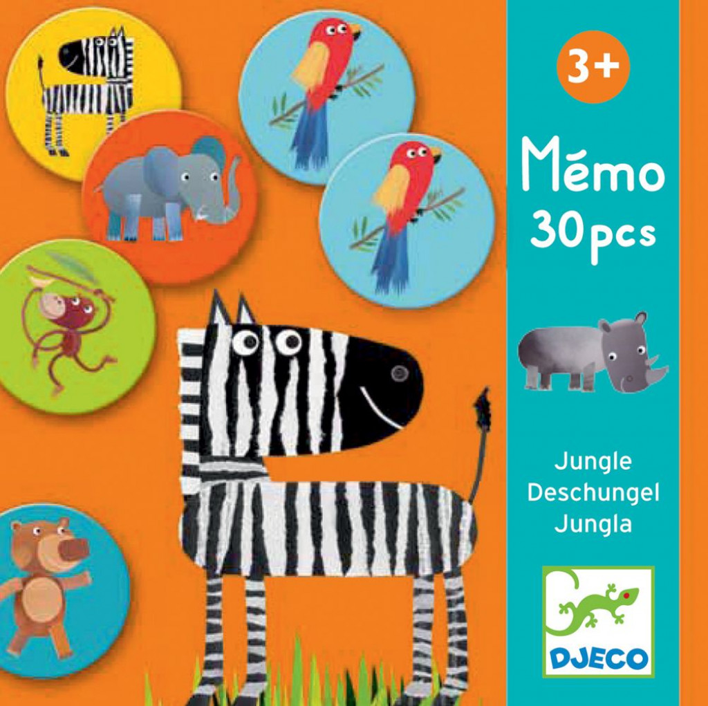 DJECO Memóriajáték - Memo - Jungle