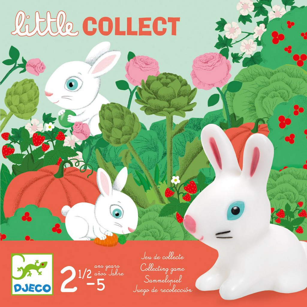 DJECO Társasjáték - Nyuszi ül a fűben - Little collect