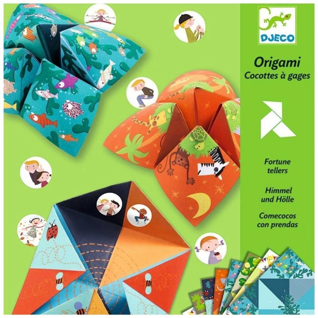 DJECO Origami - Sótartó - Origami bird game