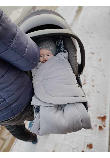 Pólyatakaró / Sleepee Royal, Denim, lábzsák az autósülésbe