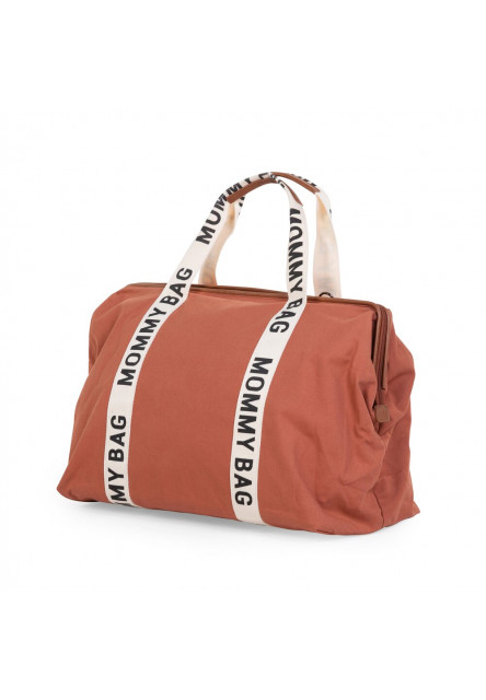 MOMMY BAG ® NURSERY BAG - SIGNATURE - VÁSZON - TERRACOTTA