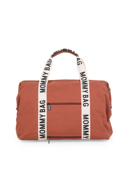 MOMMY BAG ® NURSERY BAG - SIGNATURE - VÁSZON - TERRACOTTA