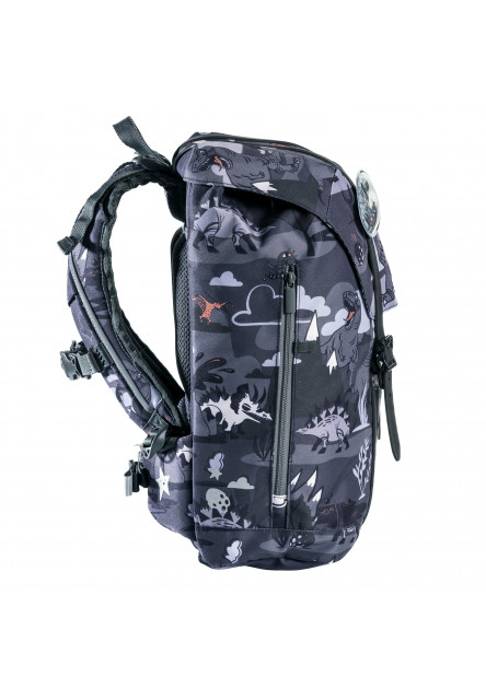 Ergonomikus iskolatáska 22L Dinosaur Black