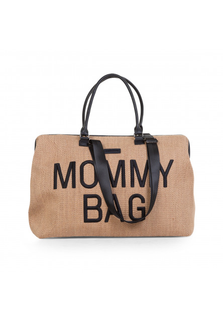 Változó táska Mommy Bag Raffia Look Childhome