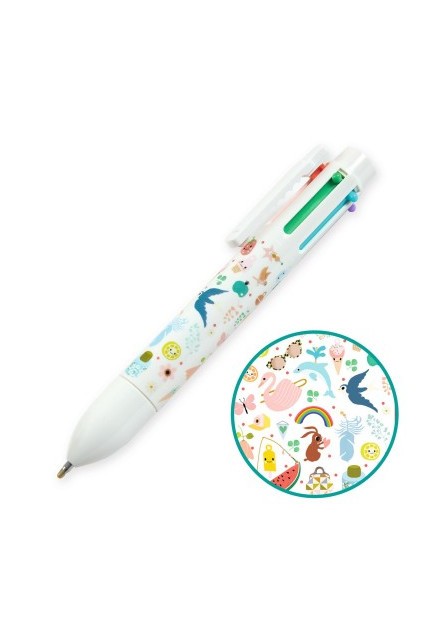 Tinou rainbow pen (6 colors) DJECO