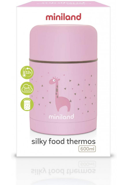 Silky termosz ételekhez Rózsaszín 600ml