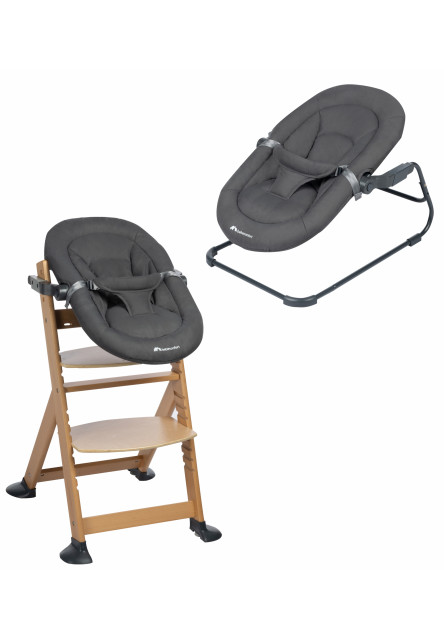 Timba Baby Lounger 2in1 ásványi grafit