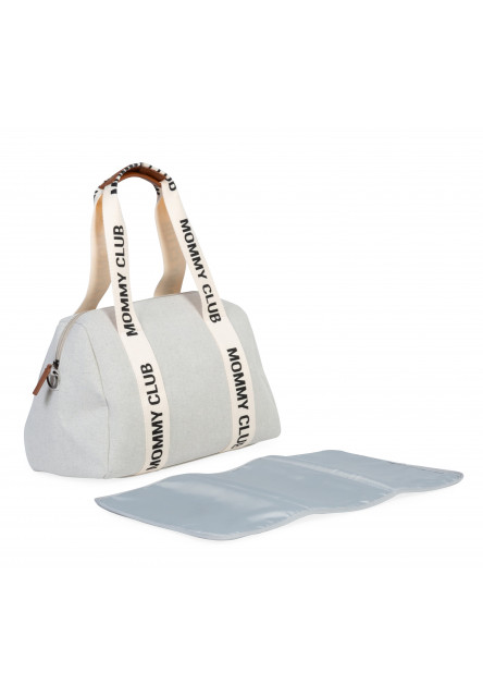 Mommy Club Signature Canvas Off White pelenkázó táska