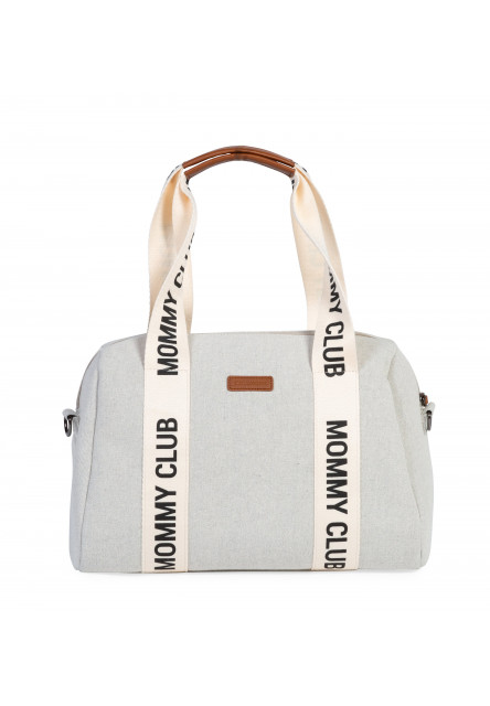 Mommy Club Signature Canvas Off White pelenkázó táska