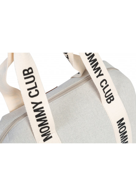 Mommy Club Signature Canvas Off White pelenkázó táska