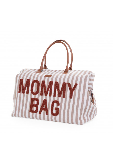 Pelenkázó táska Mommy Bag vászon Nude