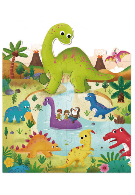 Alakú puzzle Dinoszaurusz 40db Tookyland