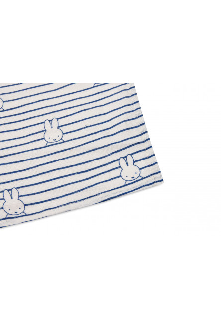 Pelenkatakaró 2db 115x115 cm Miffy Stripe Navy