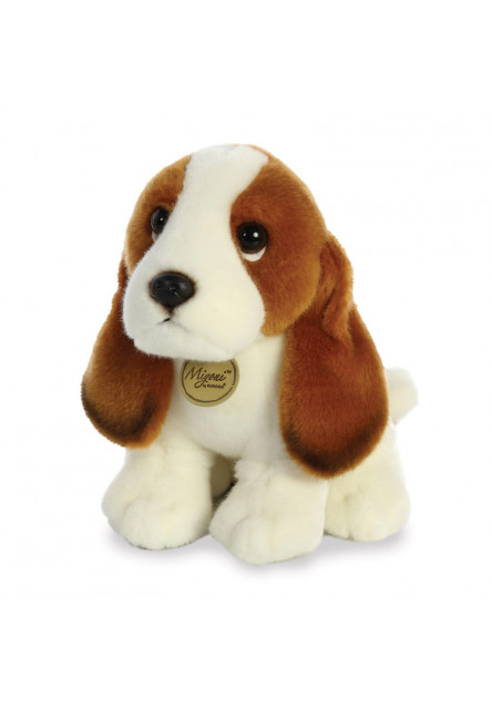 Kitömött kutya Basset - Miyoni 28 cm