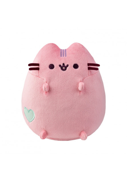 Plüss Pusheen rózsaszín szívvel - Pusheen - 17,5 cm