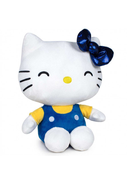 Plüss cica kék - Hello Kitty - 22 cm Aurora