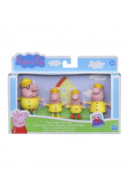 Családi figurák - 4 darabos készlet - Peppa Pig - 6-8 cm