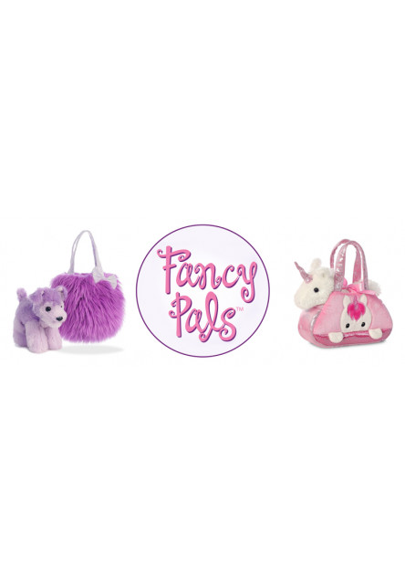 Plüss táska kék kiskutyával - Fancy Pals (20,5 cm)